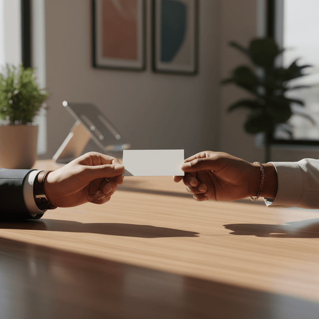 Direct business partnership moment between wholesale partners